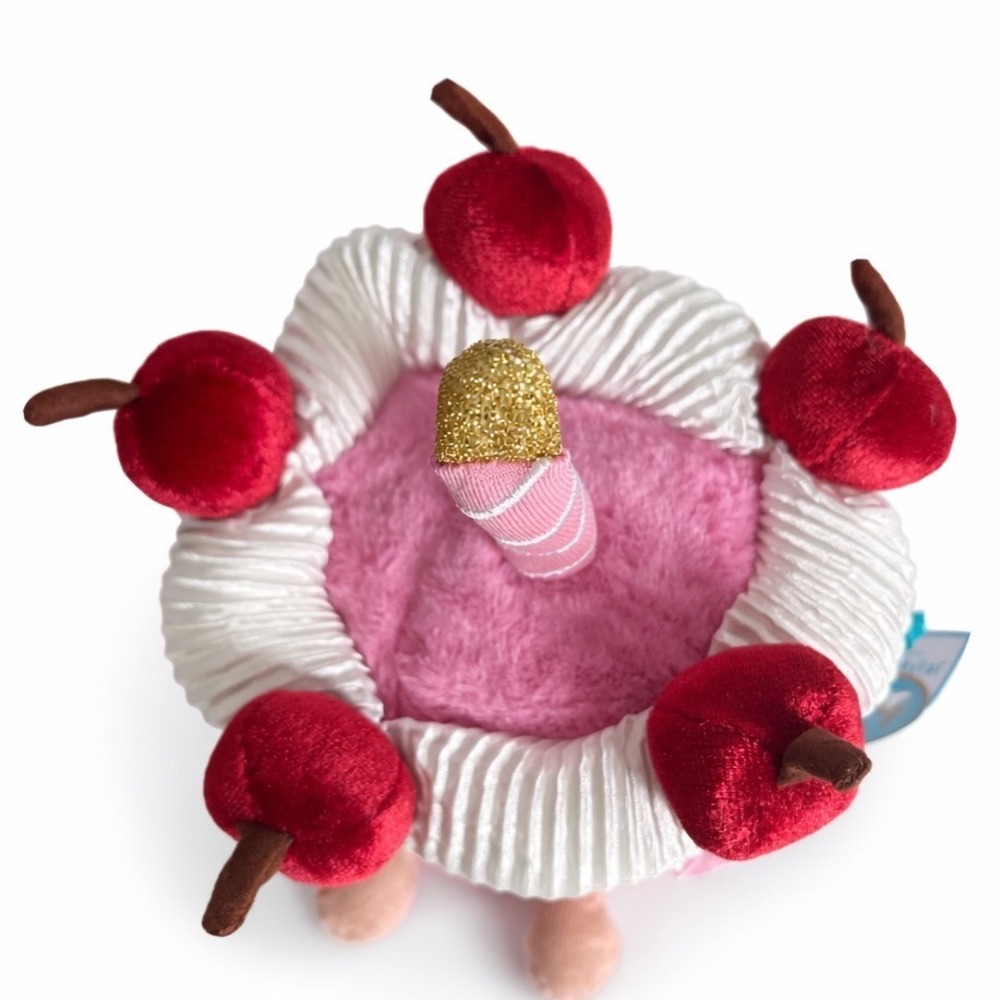 Jellycat Harrods Exclusive Cheryl Cherry Cake Plush Amuseables A2BCC NWT Rare - Picture 2 of 4
